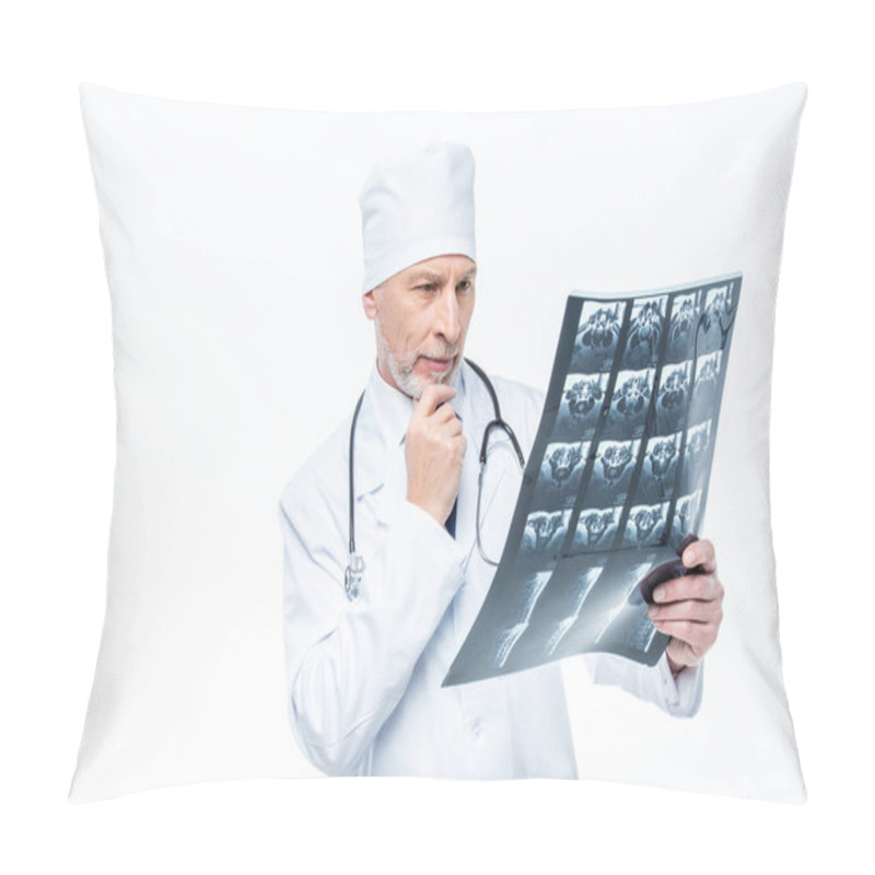 Personality  Doctor Looking At X-ray  Pillow Covers