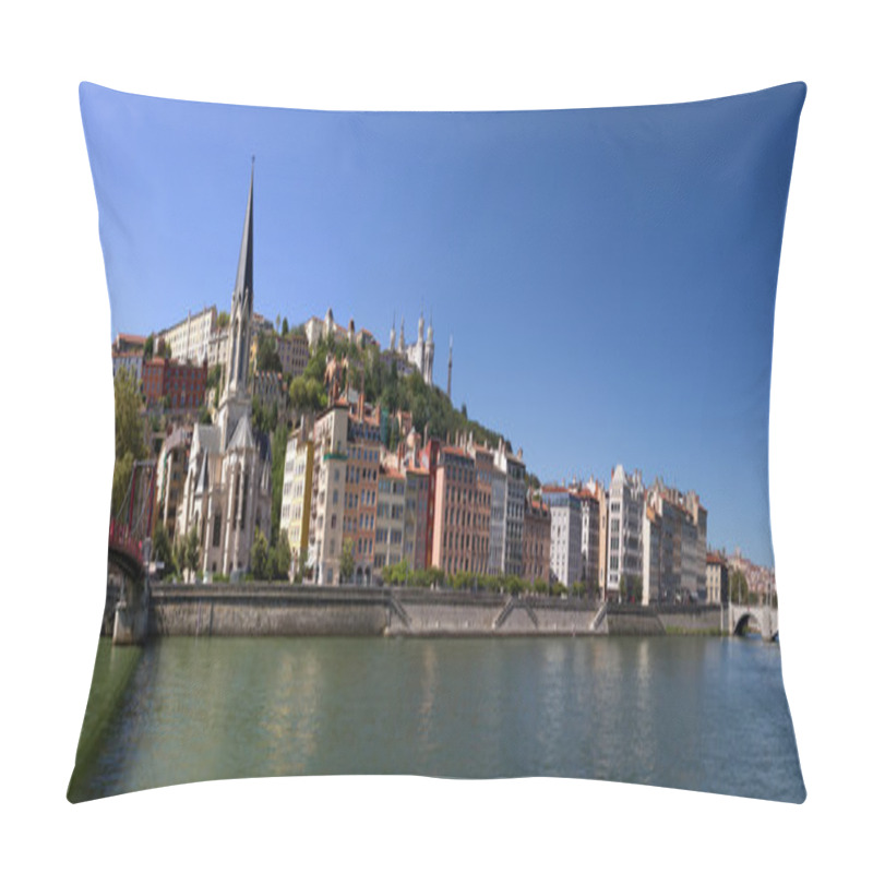 Personality  Saint Georges Church, Next To The Saone River Pillow Covers