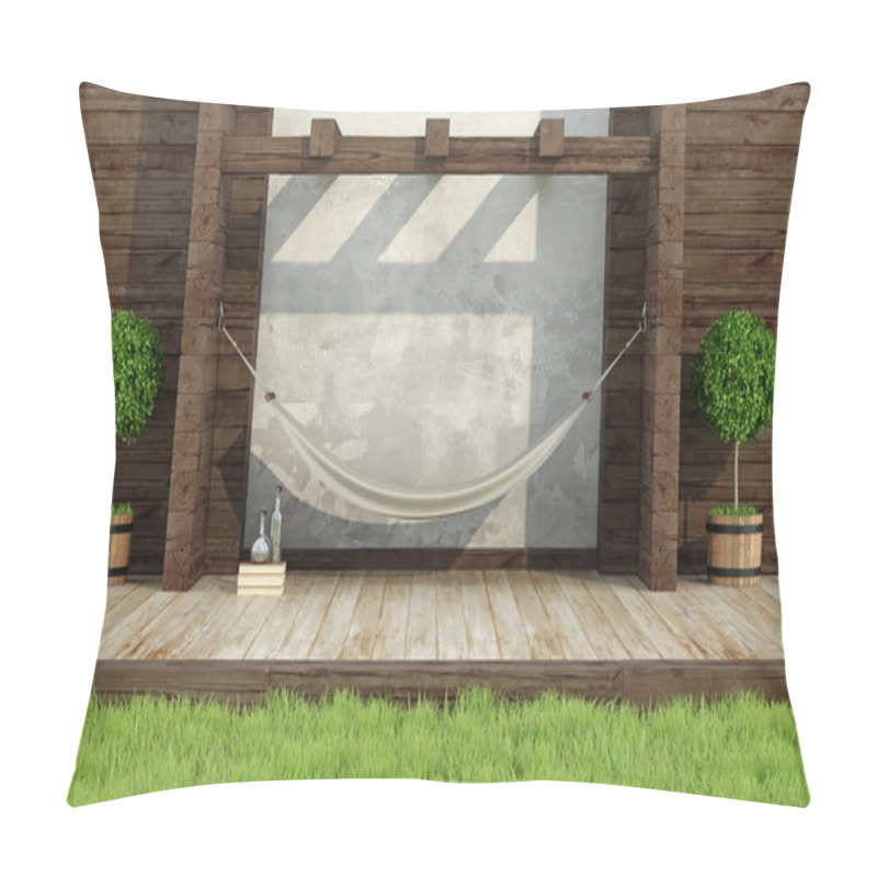 Personality  Relax In A Garden With Hammock Pillow Covers