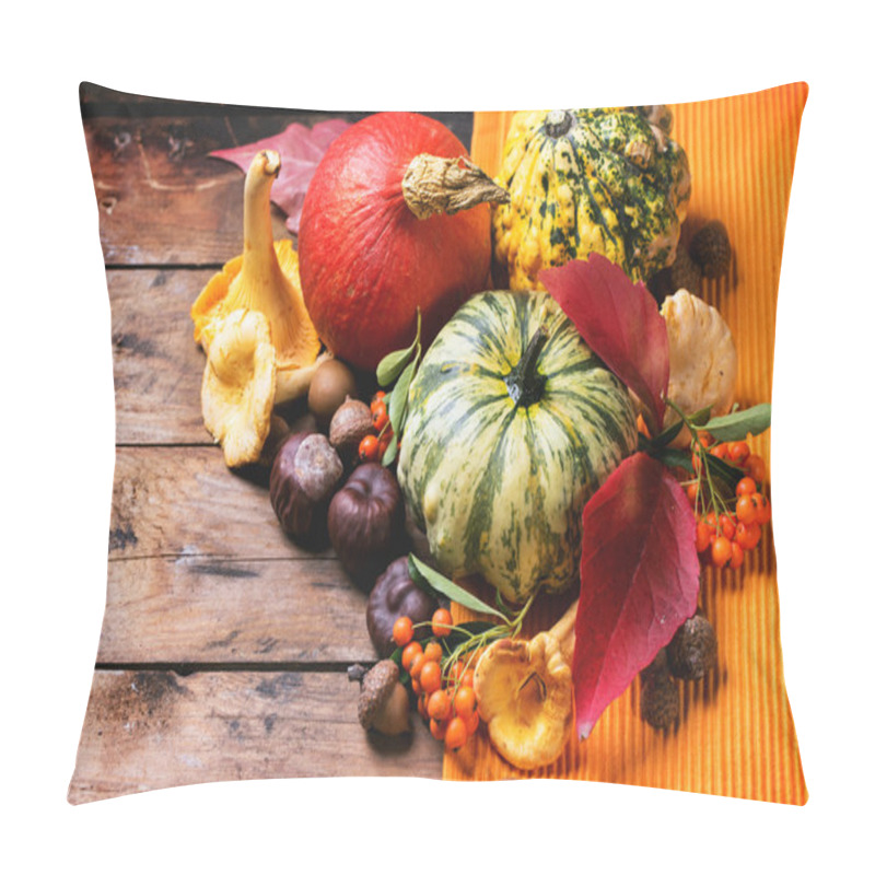 Personality  Pumpkins, Nuts And Berries Pillow Covers