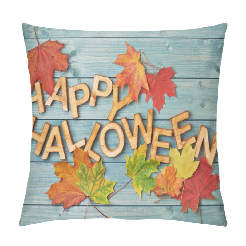 Personality  Happy Halloween Words Composition Pillow Covers