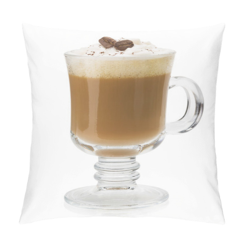 Personality  Cup Of Coffee Isolated Pillow Covers