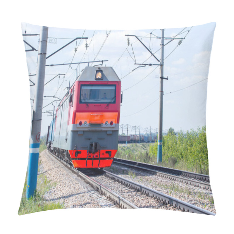 Personality  Freight Train Pillow Covers