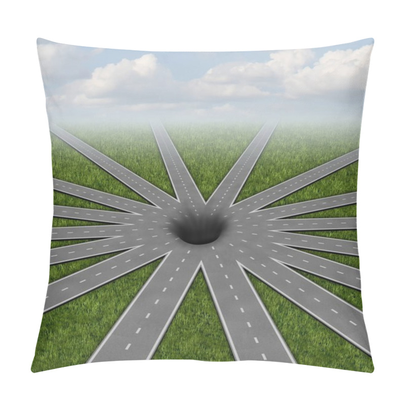 Personality  Pit Hole Or Pithole Concept Pillow Covers