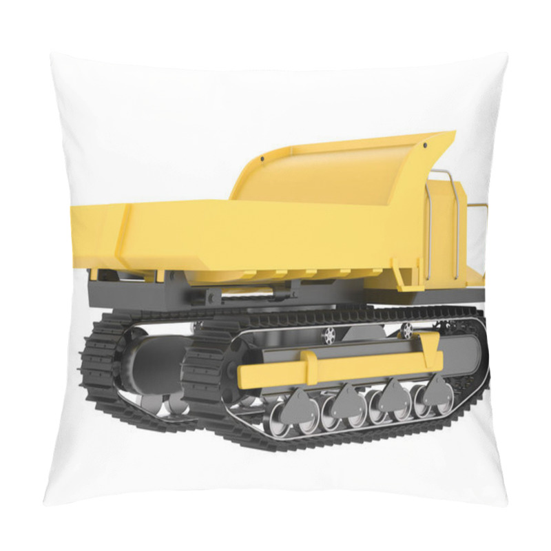 Personality  Crawler Isolated On Background. 3d Rendering - Illustration Pillow Covers