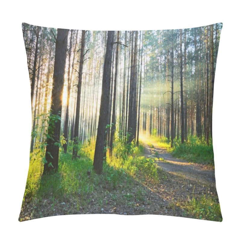 Personality  Sunset In The Woods Pillow Covers