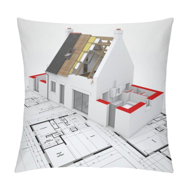 Personality  Home Construction Pillow Covers