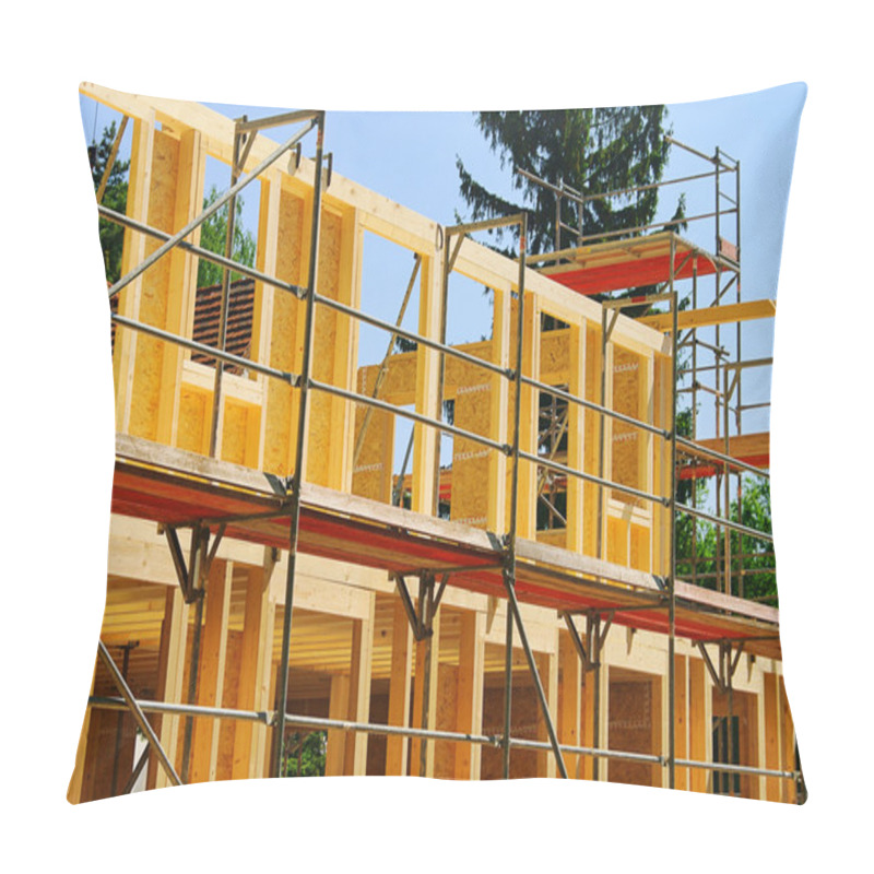 Personality  Wood Construction 06 Pillow Covers