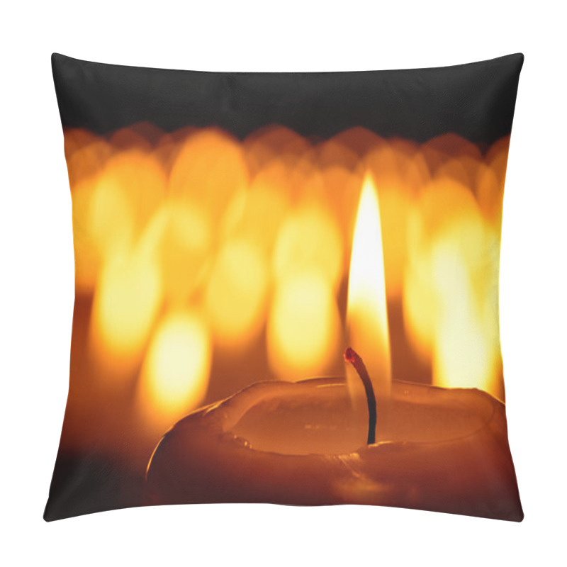 Personality  A Sea Of Candles Pillow Covers