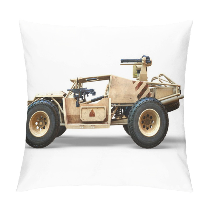 Personality  3D CG Rendering Of A Buggy Car Pillow Covers