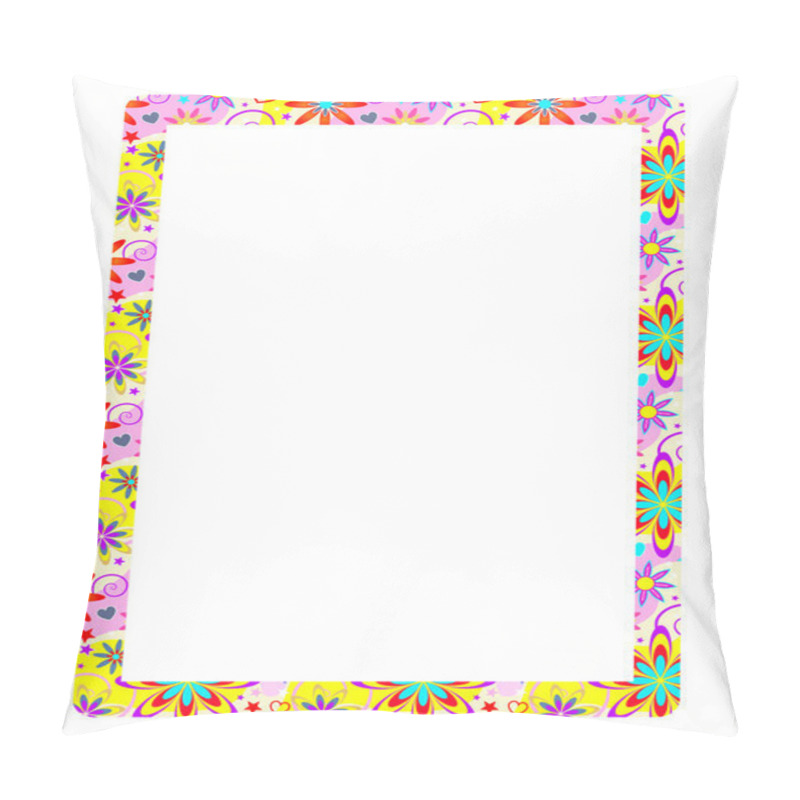 Personality  Floral Border Pillow Covers