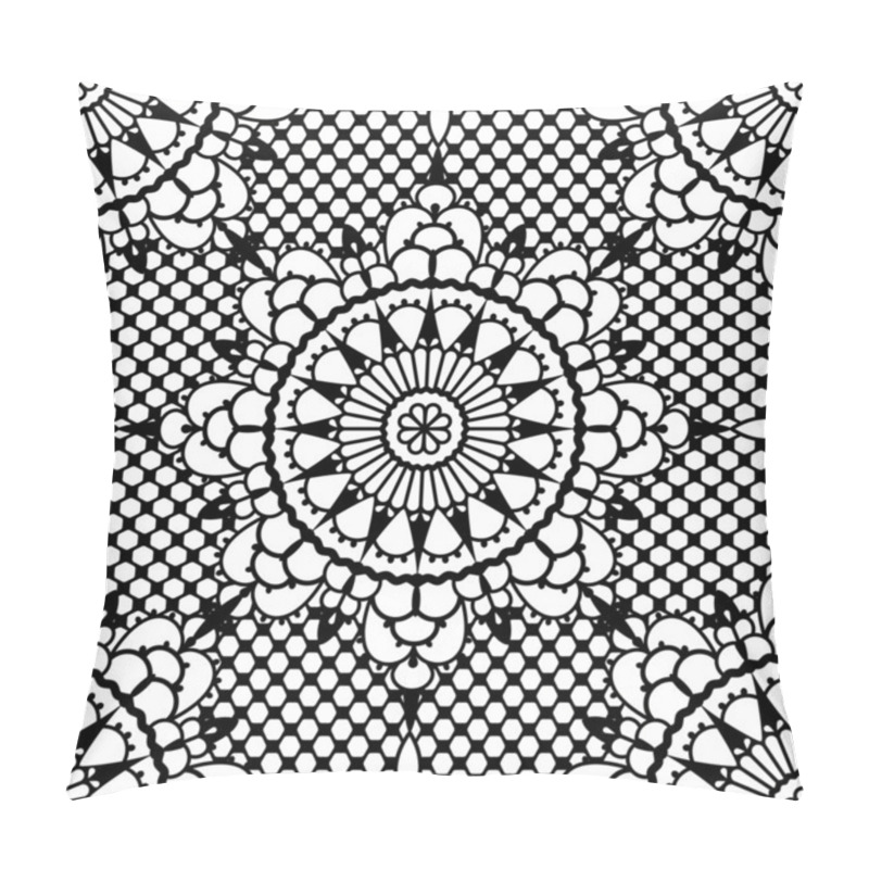 Personality  Lace Seamless Pattern Pillow Covers