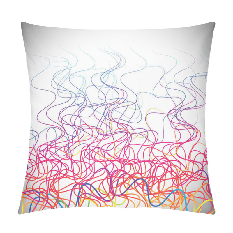 Personality  Wavy Lines Abstract Background Pillow Covers