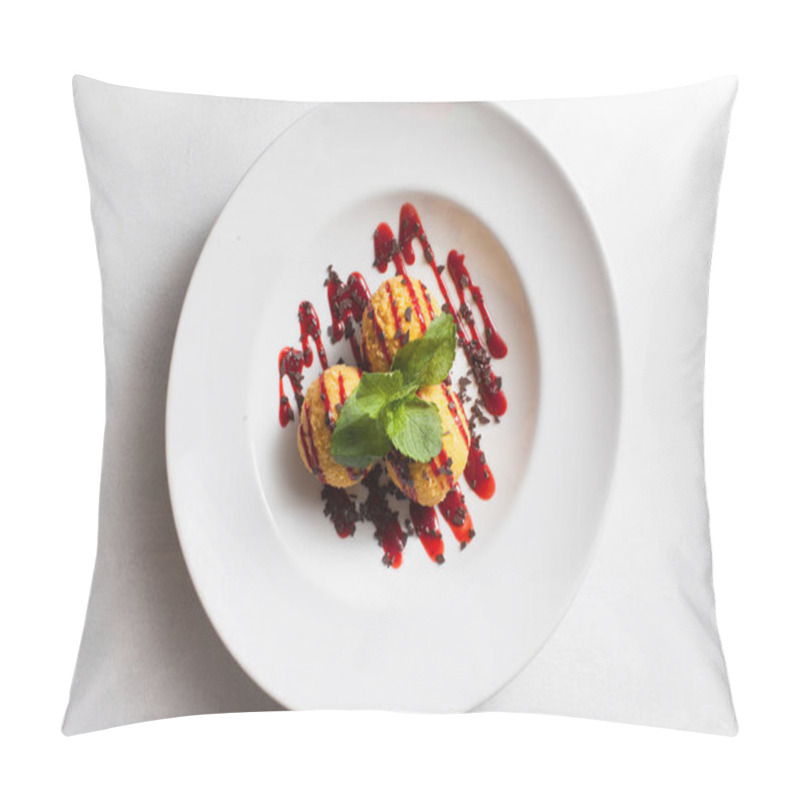 Personality  Food Photo Restaurant Meal Dessert Recipe Concept Pillow Covers