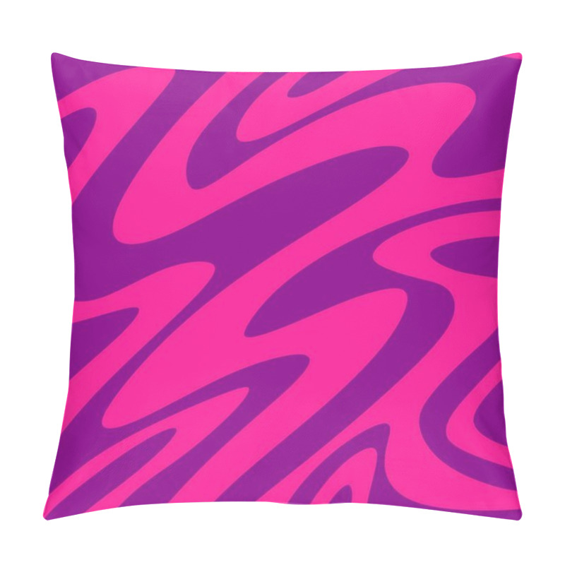 Personality  Minimalist Background With Cute Wavy Lines Pattern Pillow Covers