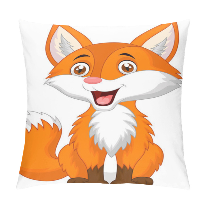 Personality  Cute Fox Cartoon Pillow Covers