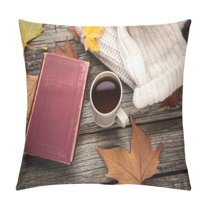 Personality  Warm Clothes And A Cup Of Tea Pillow Covers