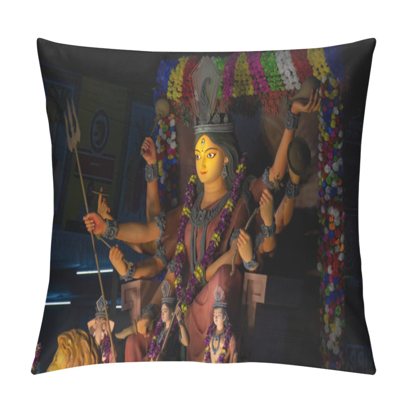 Personality  Kolkata Puja Carnival 2022 Organised By West Bengal Government As On 8th October 2022 At Kolkata Stand Road Pillow Covers