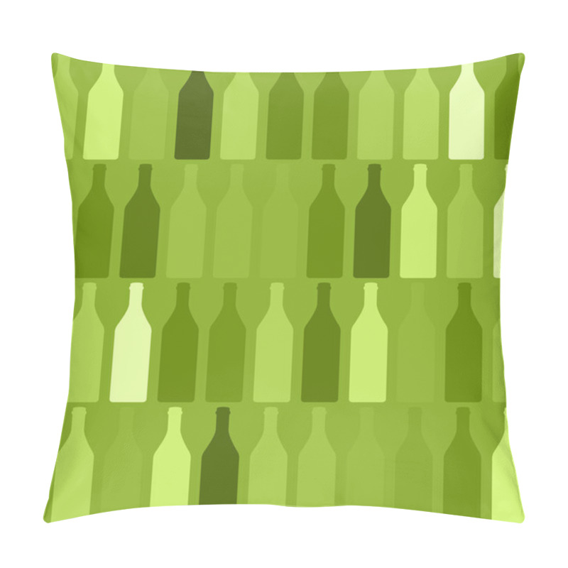 Personality  Background Bottles Green Pillow Covers