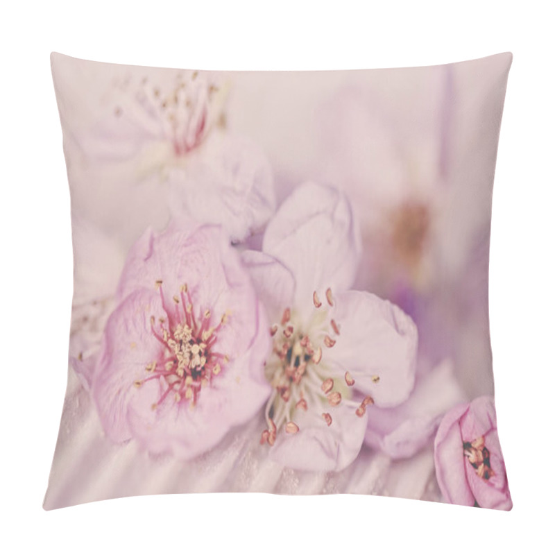 Personality  Romantic Soft Pink Peach Blossom Pillow Covers