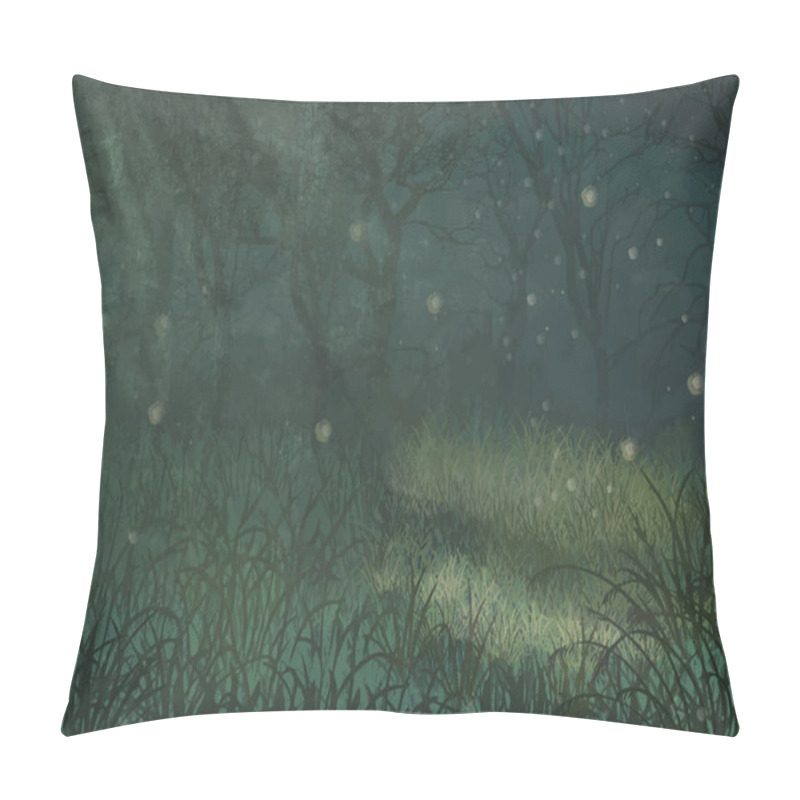 Personality  Enchanted Forest Copy Space Background. Enchanted Forest Copy Space Background For Text. Illustration Of Enchanted Forest For Copy Space Background. Enchanted Forest Copy Space Illustration For Design Pillow Covers