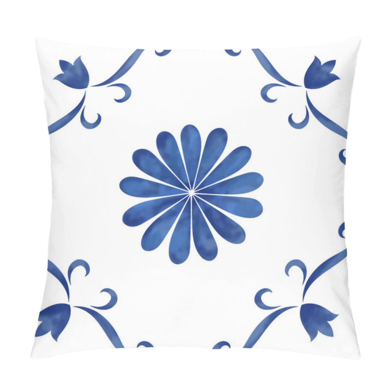 Personality  Illustration Of Tiles Textured Pattern Pillow Covers