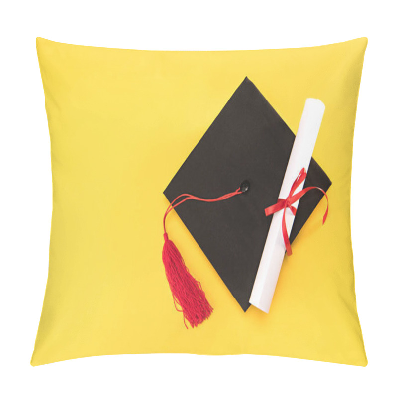 Personality  Graduation Mortarboard And Diploma  Pillow Covers