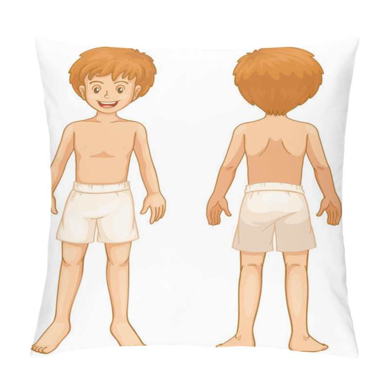 Personality  Boy Body Parts Pillow Covers