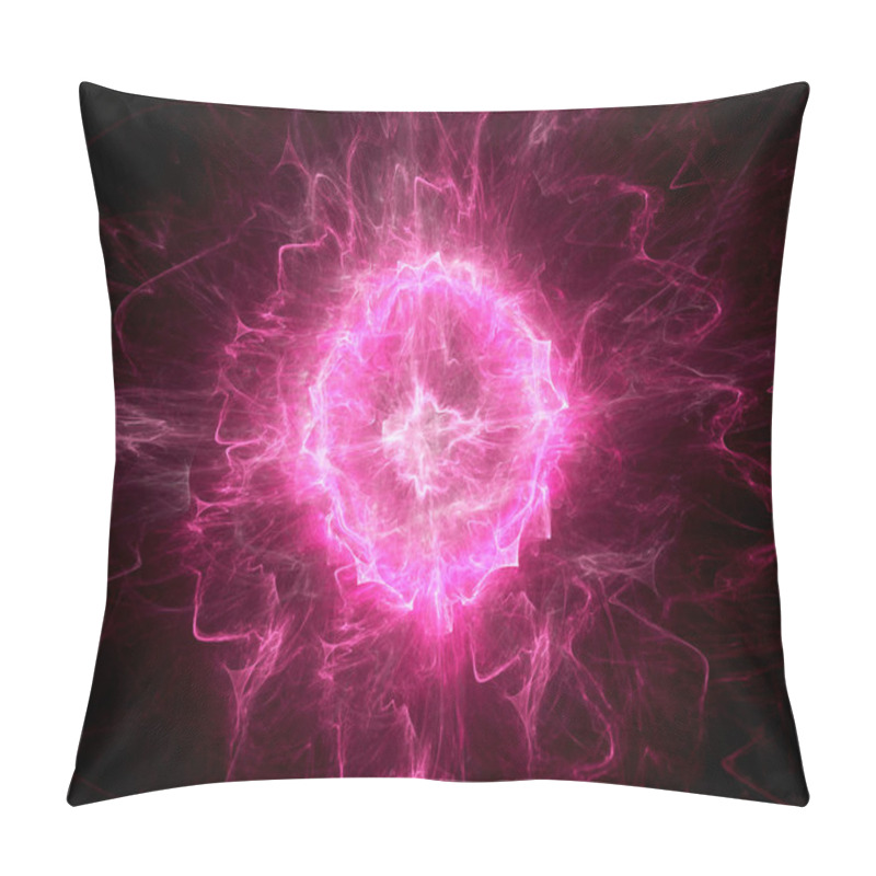 Personality  Purple Glowing Fireball Lightning Pillow Covers