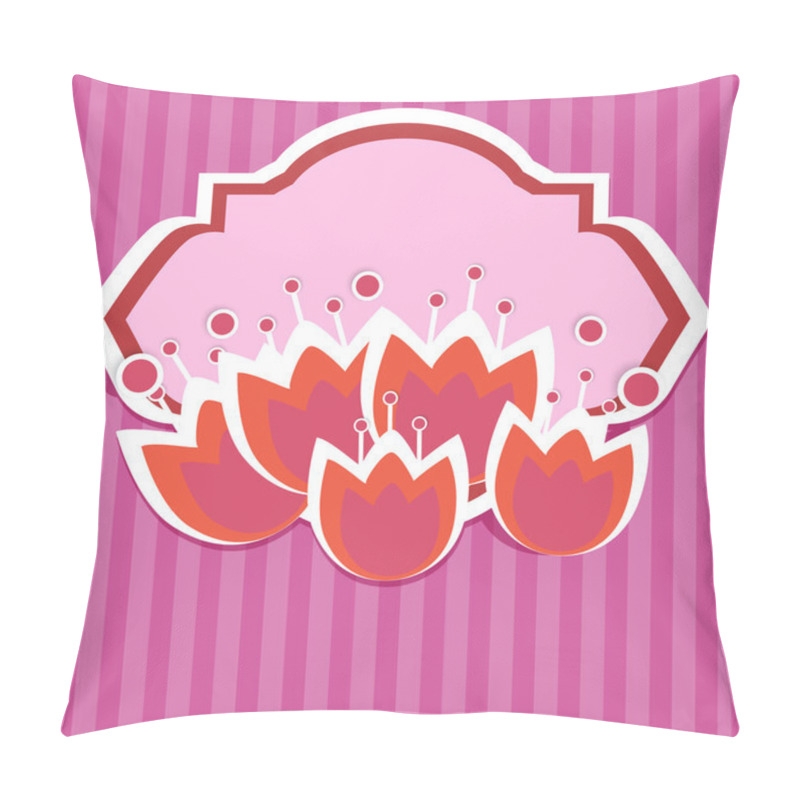 Personality  Vector Floral Background Design Pillow Covers