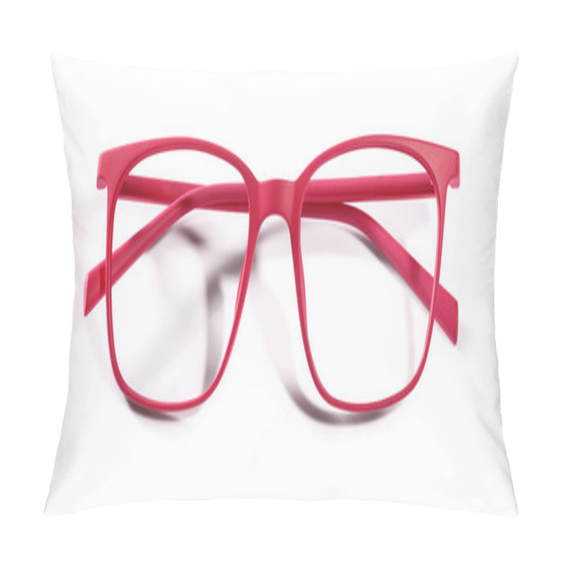 Personality  Spectacles Isolated On White Background  Pillow Covers