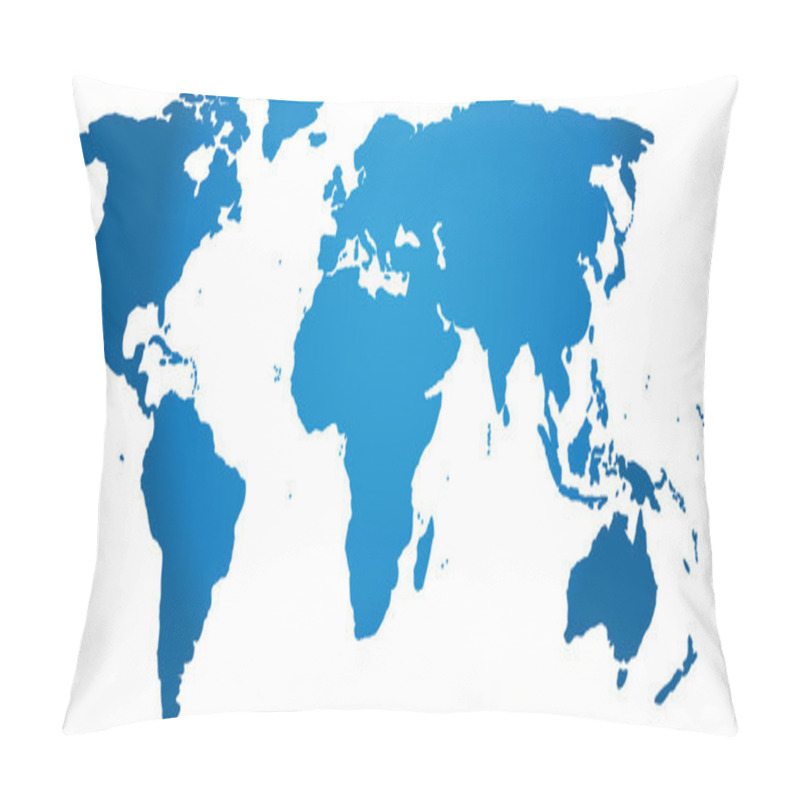 Personality  Earth Map Pillow Covers