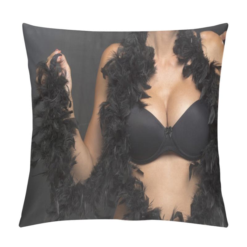 Personality  Woman With Big Breasts Pillow Covers