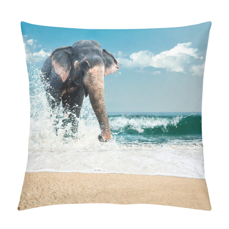 Personality  Elephant In Water Pillow Covers