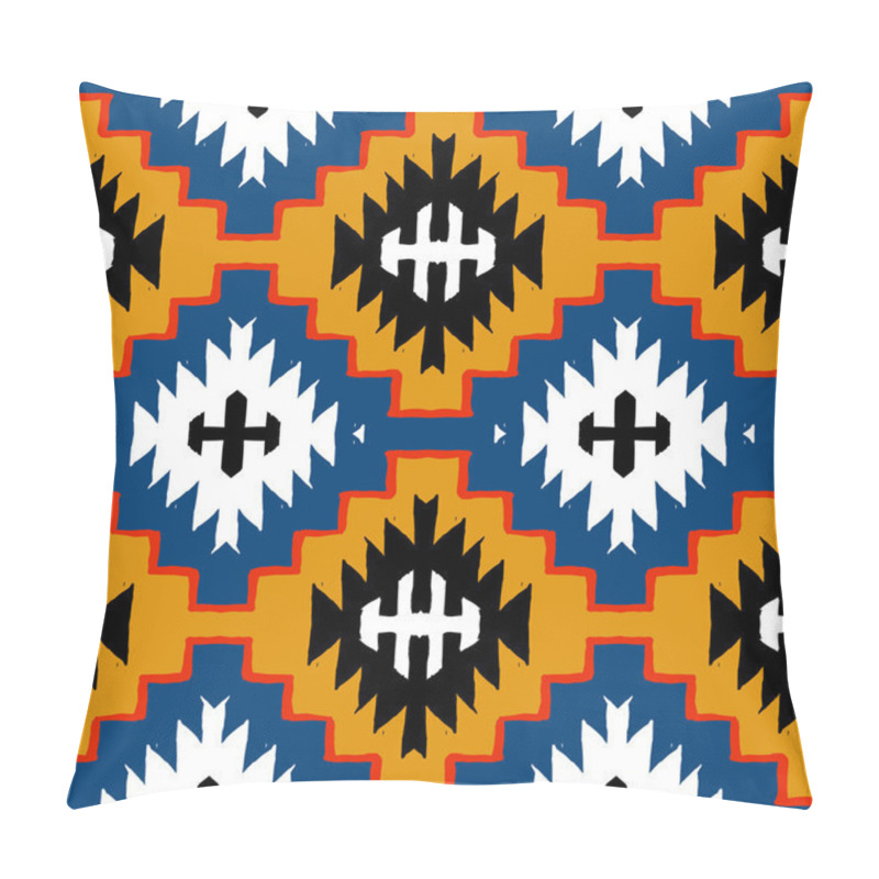 Personality  Vector Navajo Tribal Ornament Pillow Covers