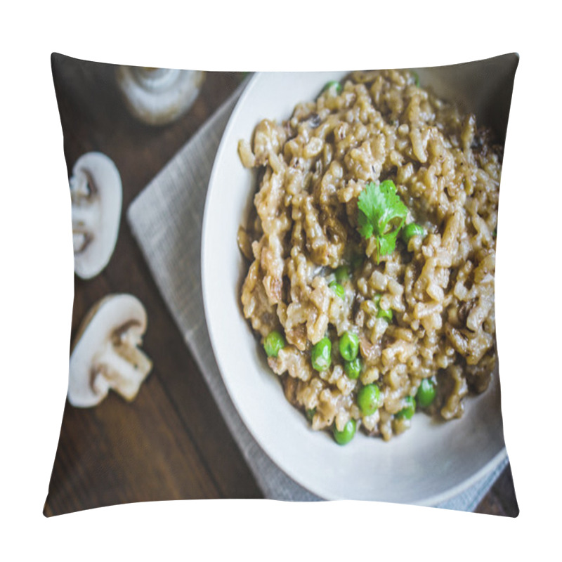 Personality  Risotto With Mushrooms Pillow Covers