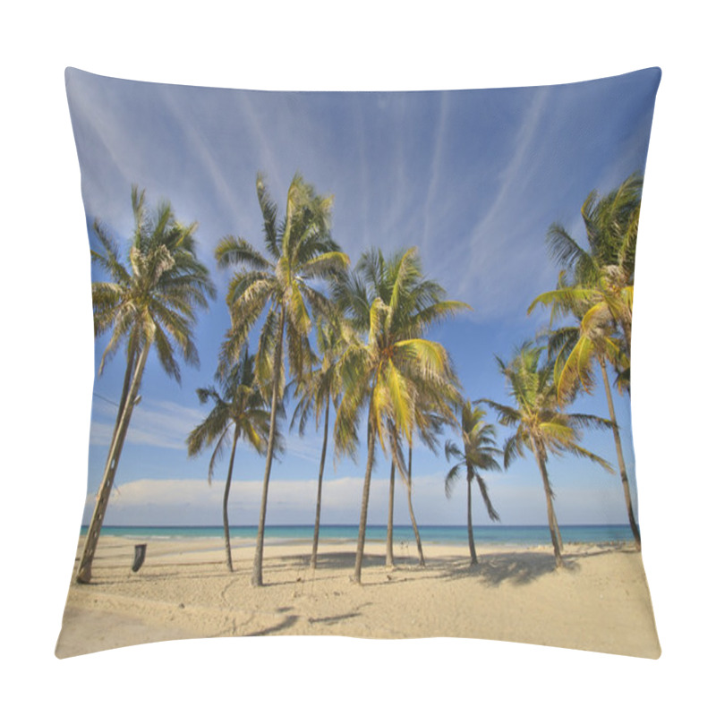 Personality  Tropical Beach At Santa Maria Del Mar, Cuba Pillow Covers