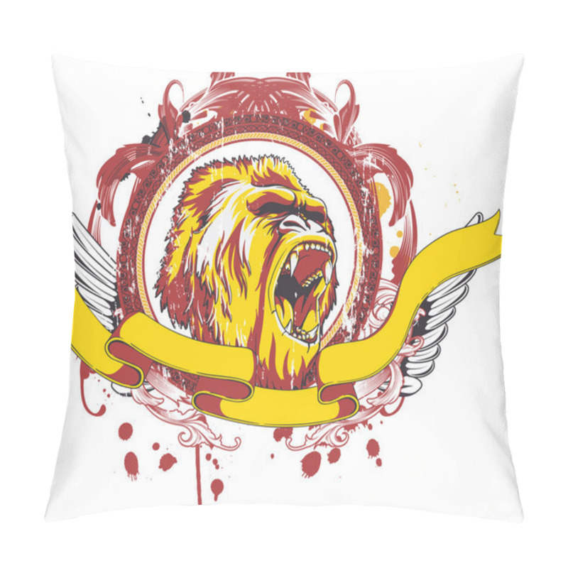 Personality  Grunge Emblem Pillow Covers