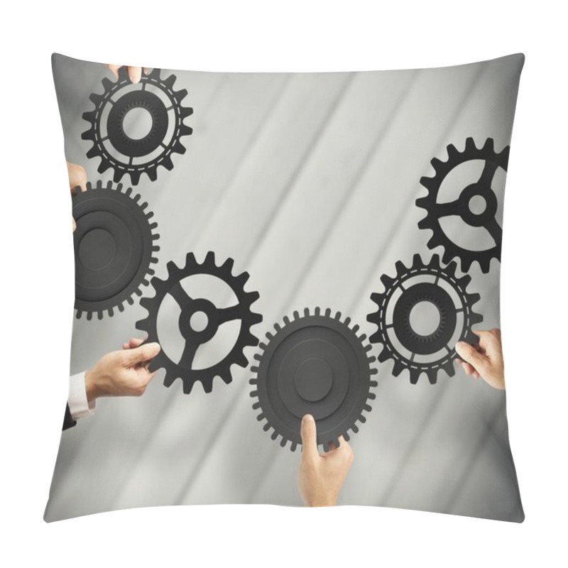 Personality  Teamwork And Integration Concept Pillow Covers