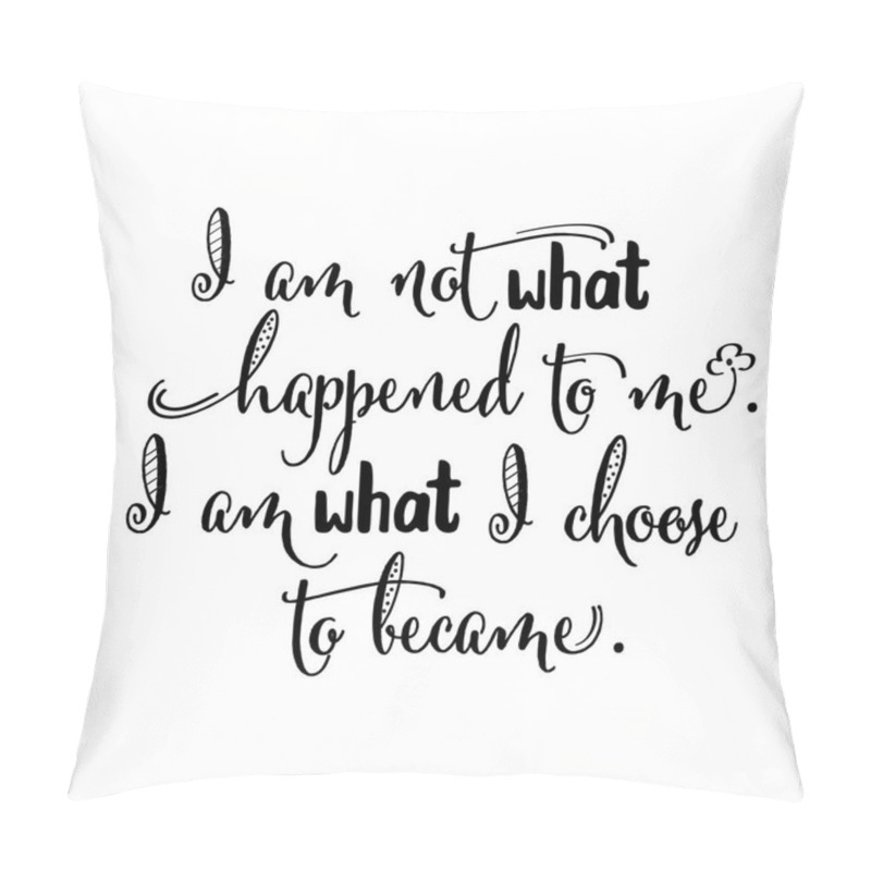 Personality  Motivational Handwritten Quote About Life Pillow Covers