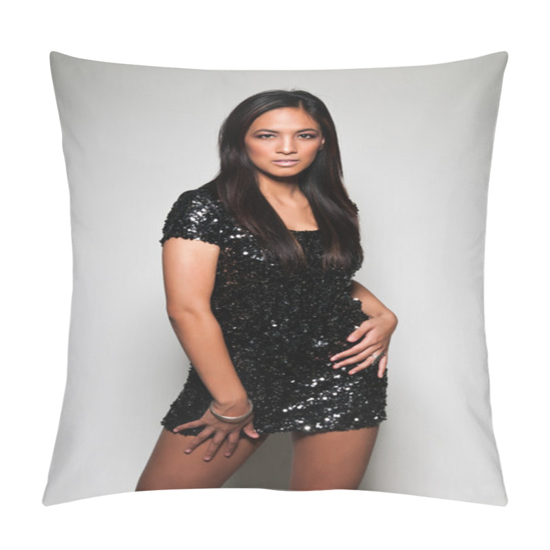 Personality  Black Dress Pillow Covers