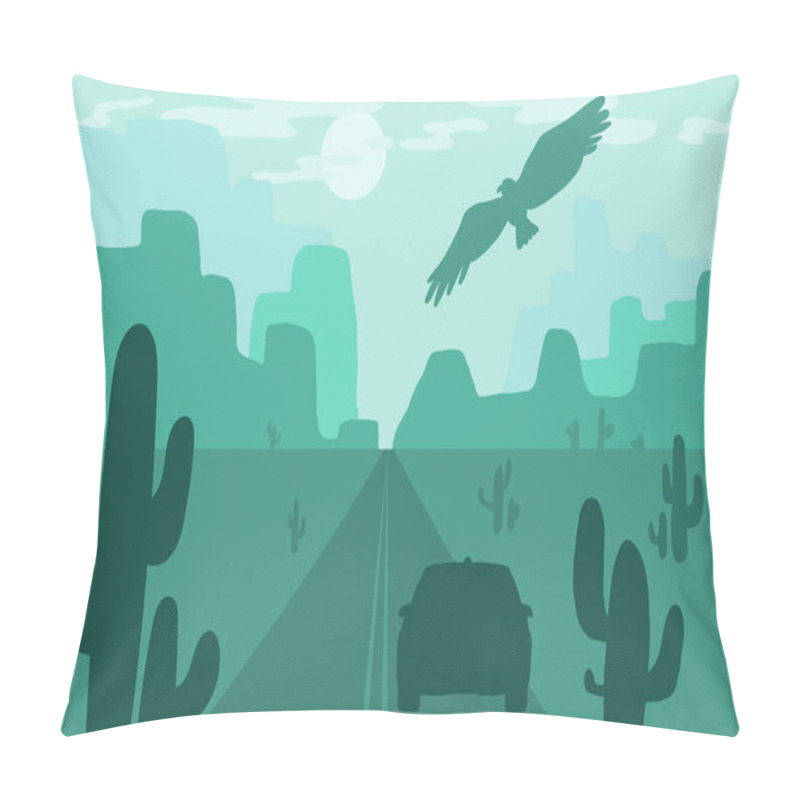 Personality  Wild West Scene Pillow Covers