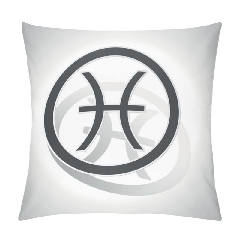 Personality  Pisces Sign Sticker, Curved Pillow Covers