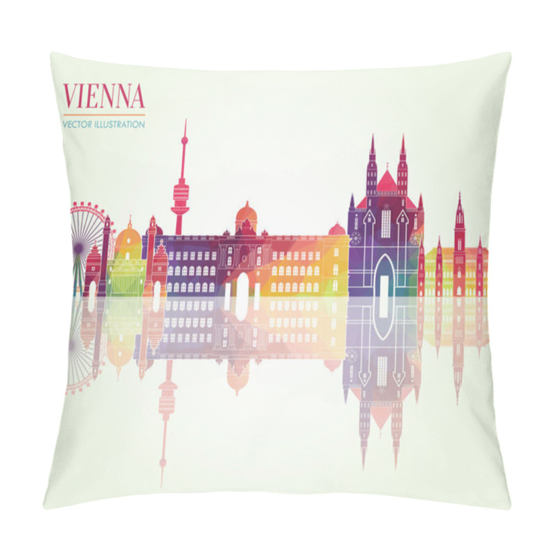 Personality  Vienna Detailed  Skyline Pillow Covers