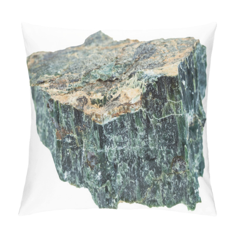 Personality  Rock Of Chrysotile (green Asbestos) Isolated Pillow Covers