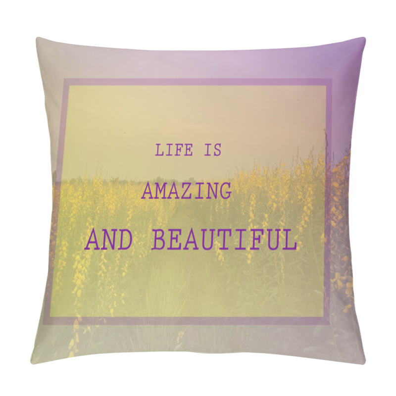 Personality  Inspirational Quote & Motivational Background Pillow Covers