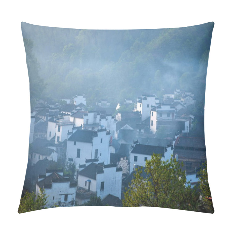 Personality  Jiangxi Wuyuan Shicheng Village Pillow Covers