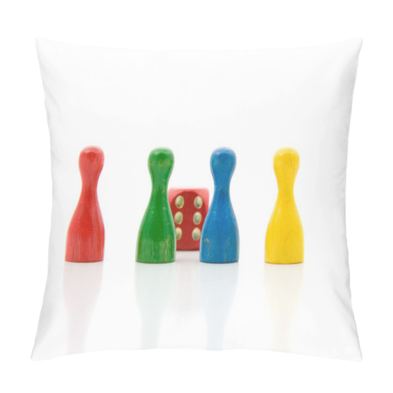 Personality  Pawns And Dice Pillow Covers