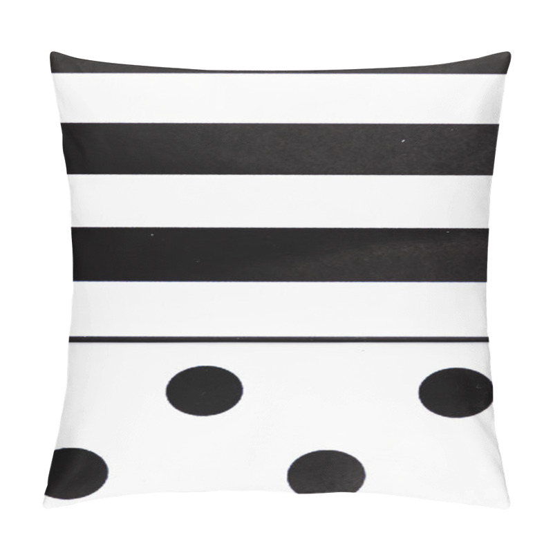 Personality  Black And White Geometric Canvas Pillow Covers