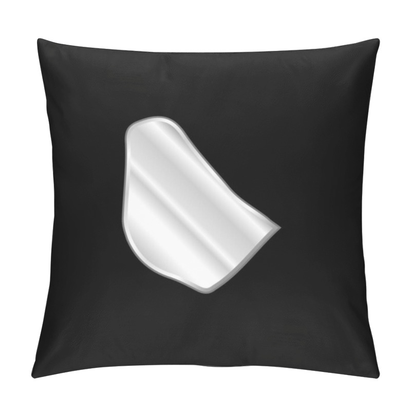 Personality  Barbados Silver Plated Metallic Icon Pillow Covers